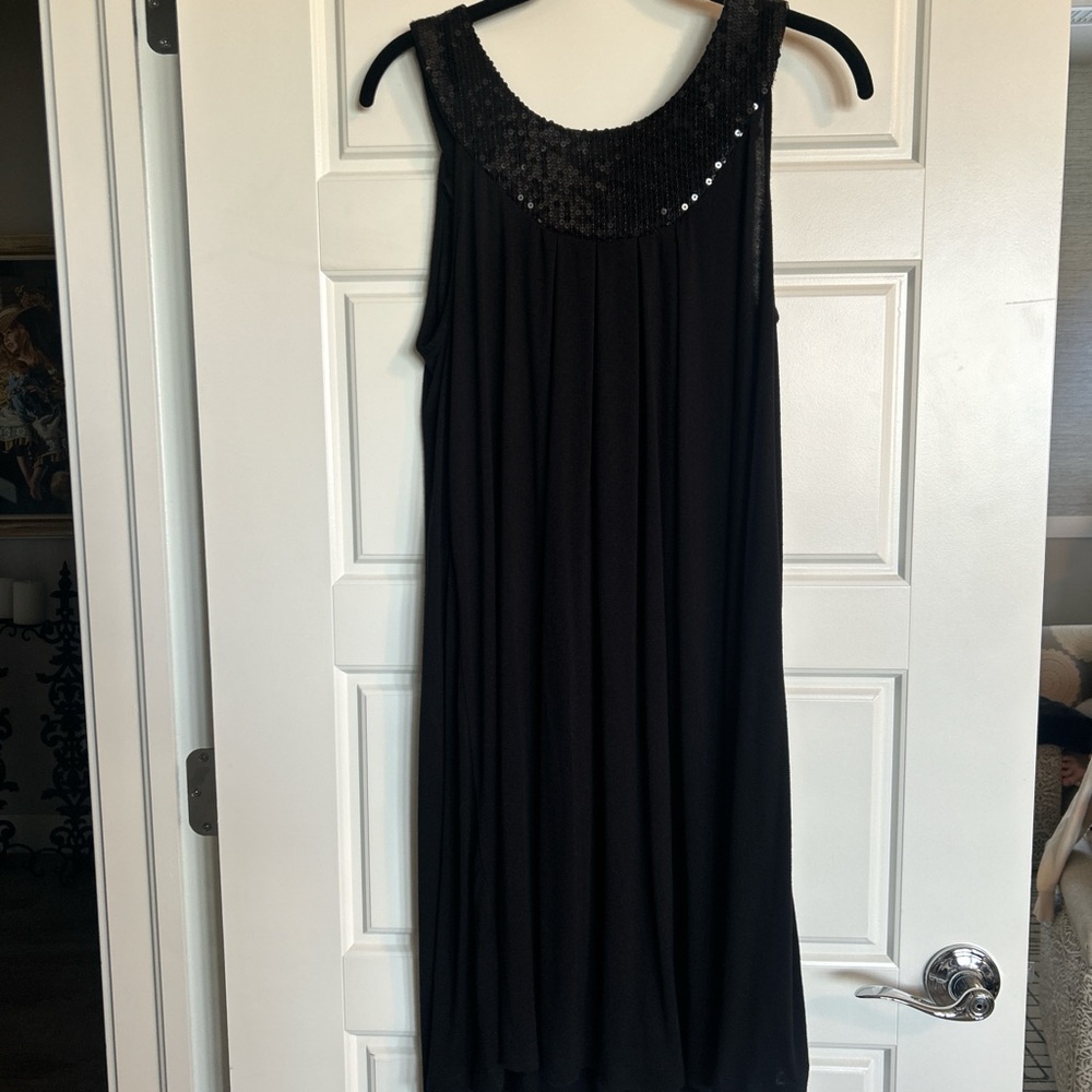 Elegant Black Sequin Dress